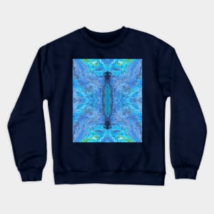 Fluid Acrylic Paint Pour Crewneck Sweatshirt